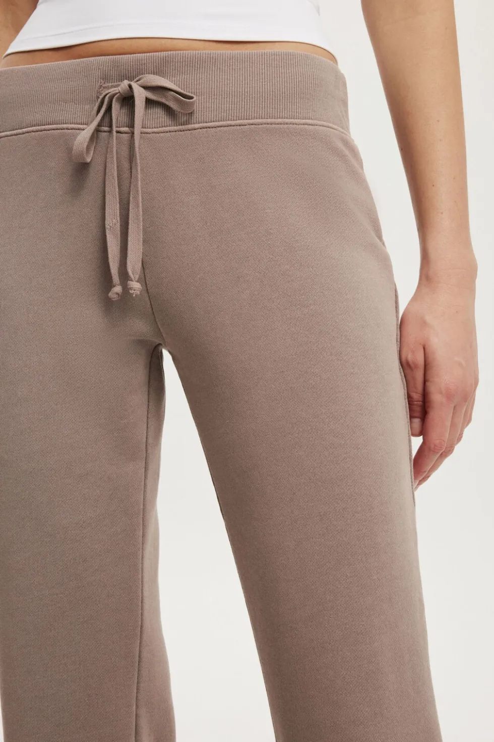 Low Rise Bootleg Sweatpant