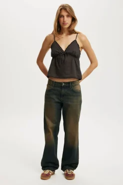 Low Rise Straight Jean