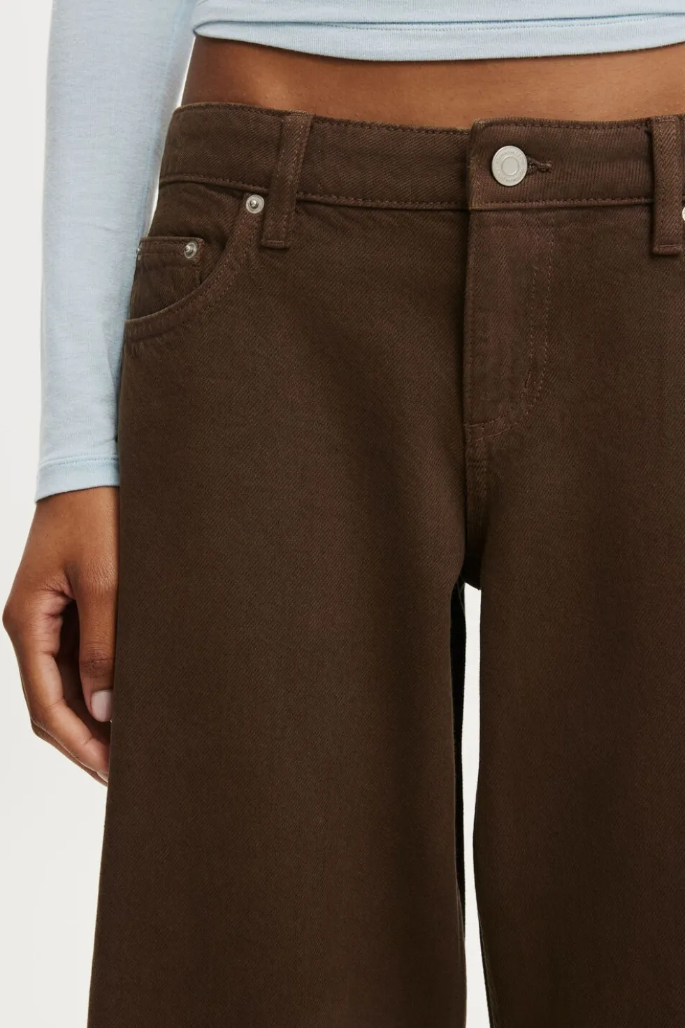 Low Rise Wide Jean