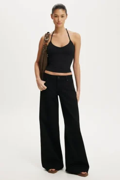 Low Rise Wide Jean