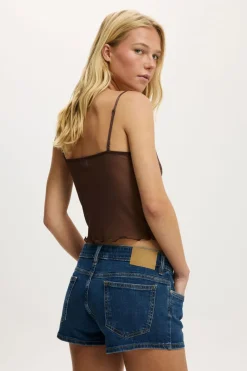 Micro Low Denim Short