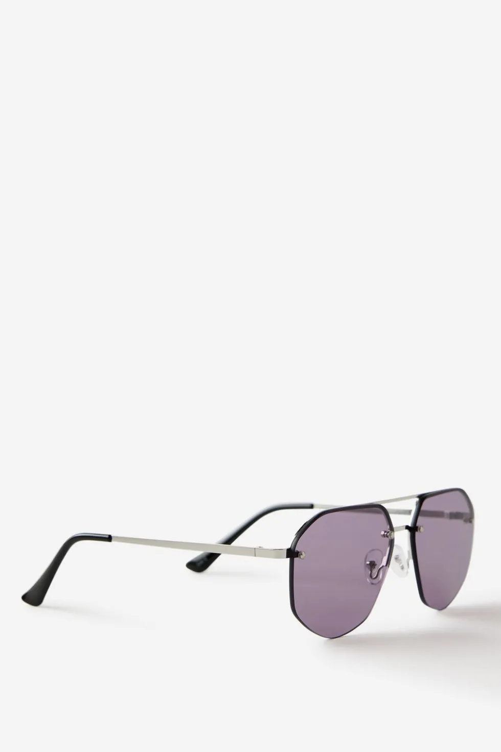 Mikayla Rimless Aviator Sunglasses