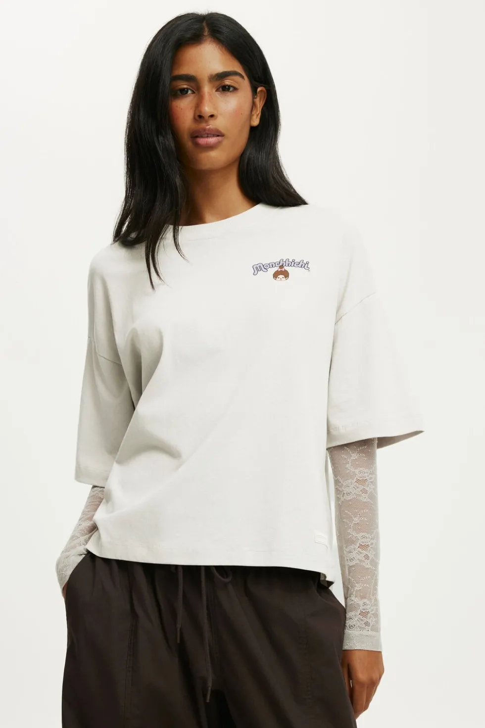 Monchhichi Oversized Graphic Tee
