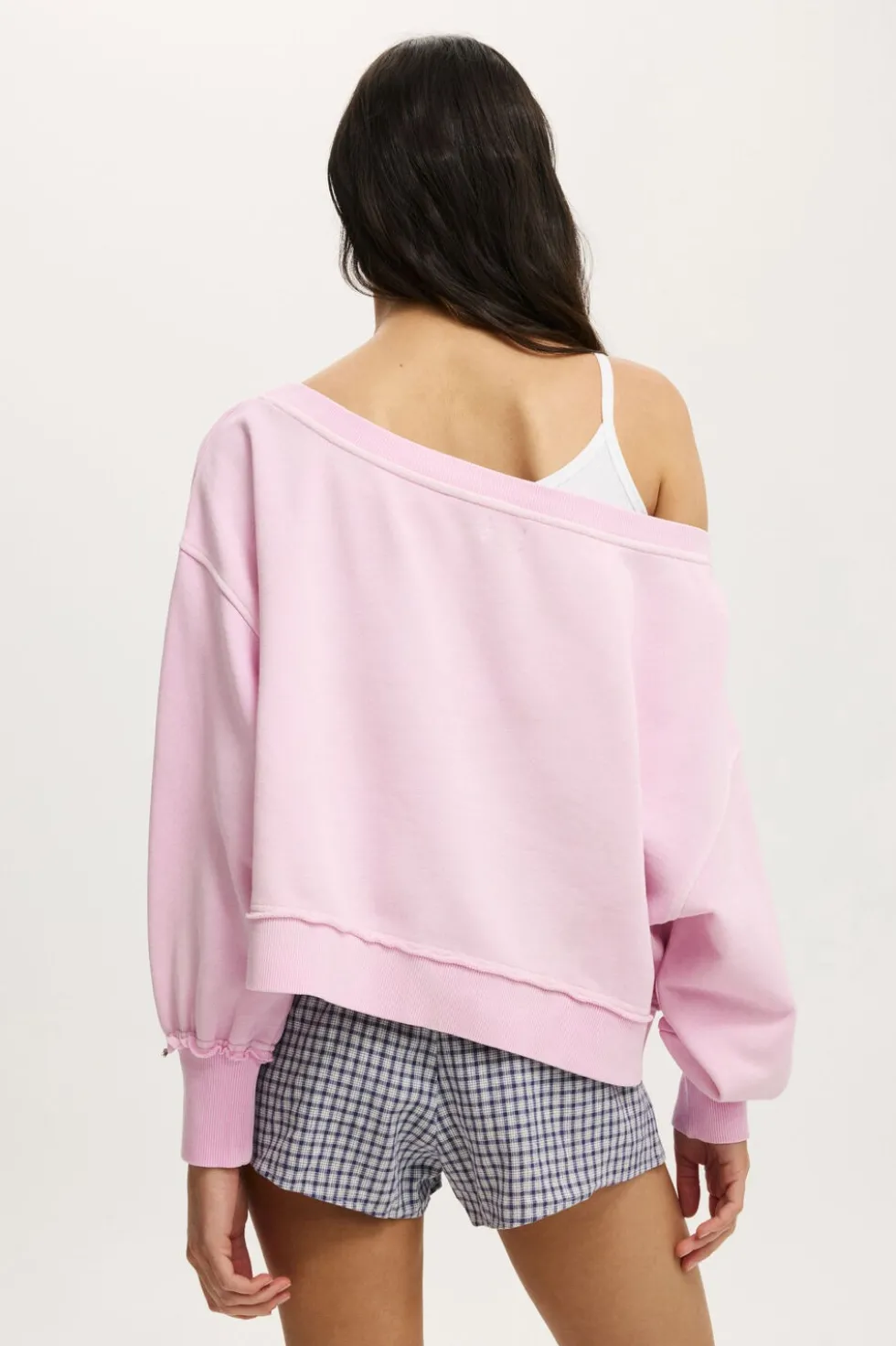Off Shoulder Sweatshirt