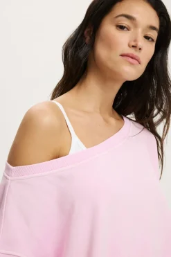 Off Shoulder Sweatshirt