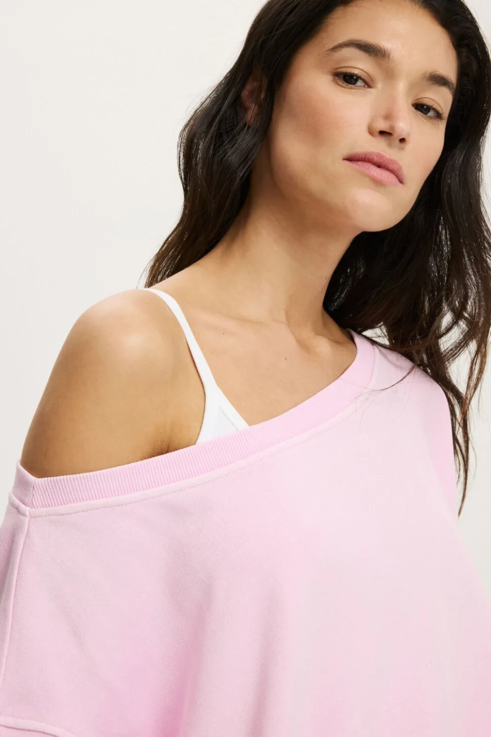 Off Shoulder Sweatshirt