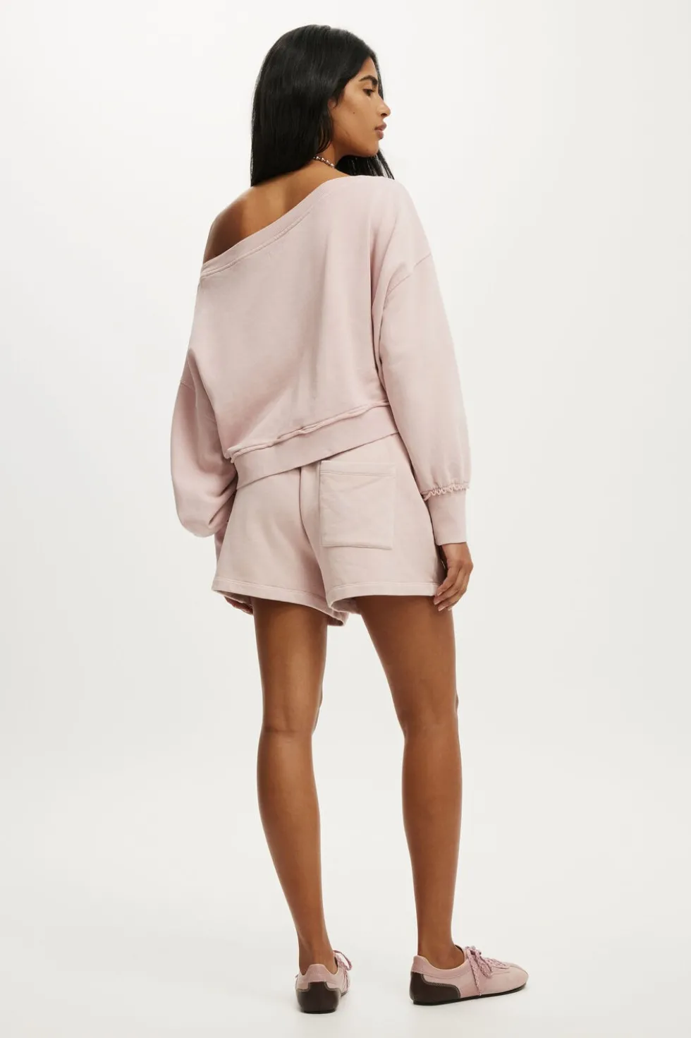 Off Shoulder Sweatshirt