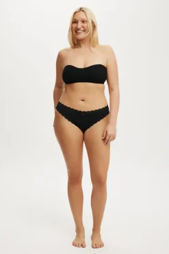 Organic Cotton Lace Bikini Brief