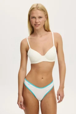 Organic Cotton Rib G String Brief