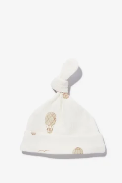 Organic Pointelle Beanie