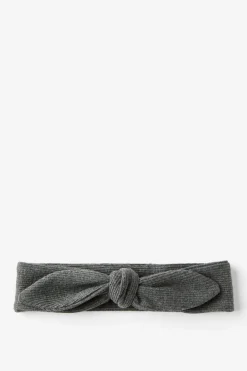Organic Pointelle Bow Headband