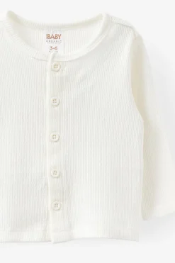 Organic Pointelle Cardigan