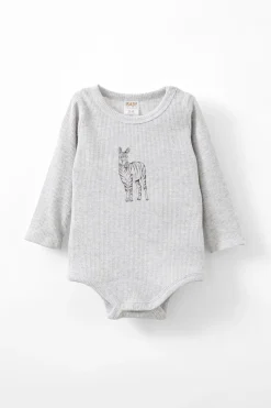 Organic Pointelle Long Sleeve Bubbysuit