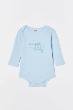 Organic Pointelle Long Sleeve Bubbysuit