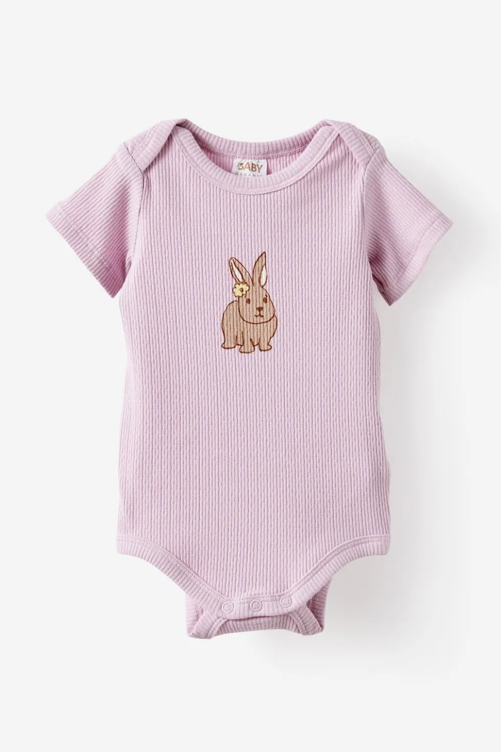 Organic Pointelle Short Sleeve Bubbysuit