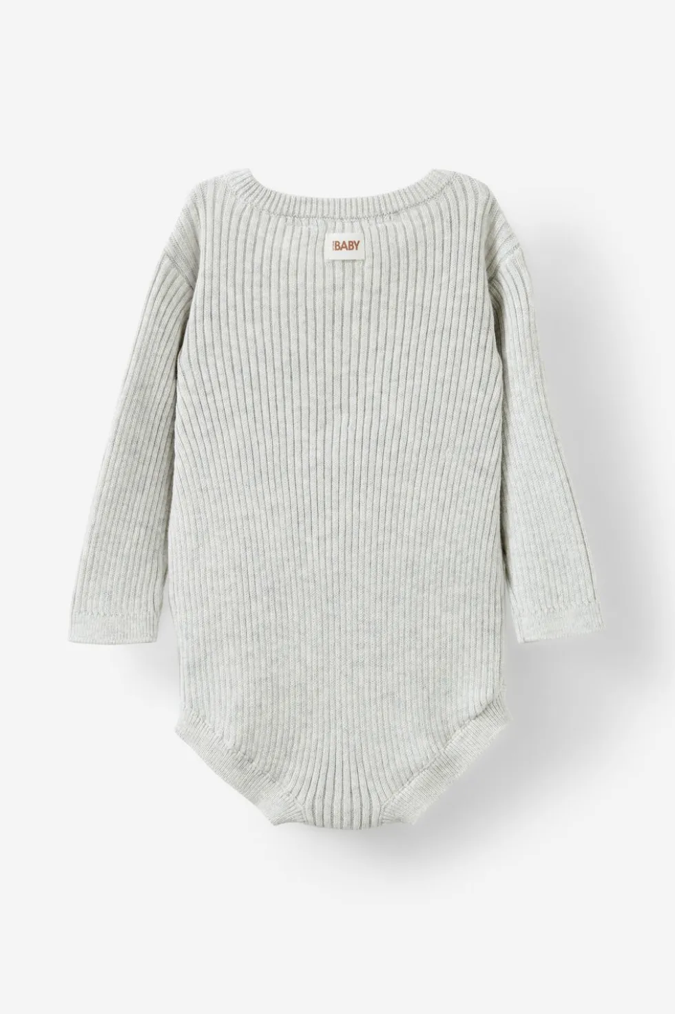 Organic Rib Knit Cross Over Tie Bubbysuit