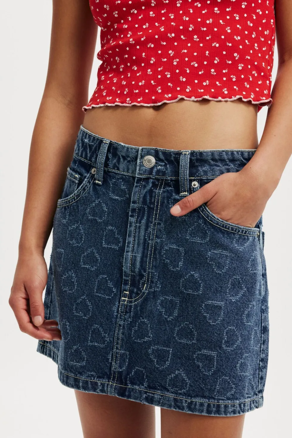 Original Denim Mini Skirt