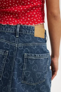 Original Denim Mini Skirt