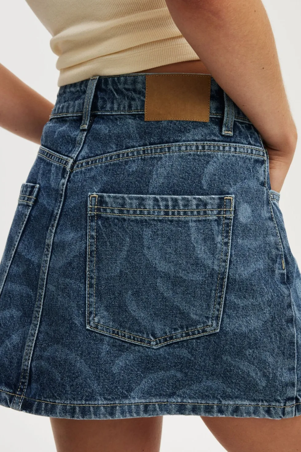Original Denim Mini Skirt