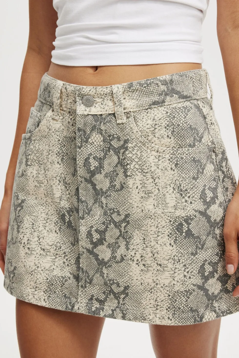 Original Denim Mini Skirt
