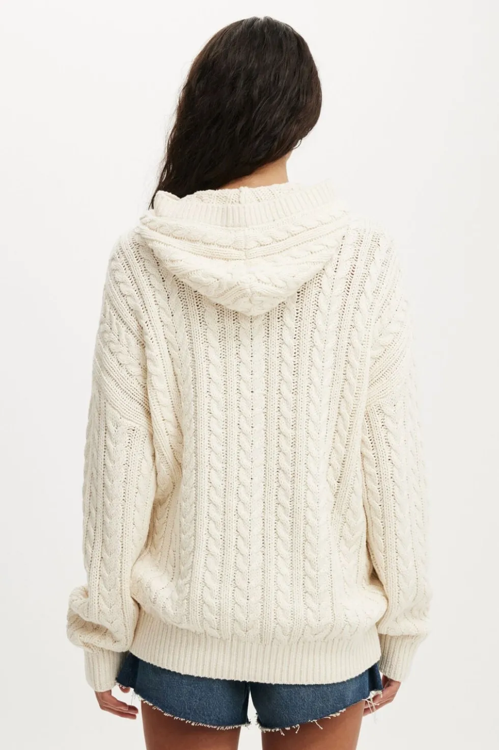 Oversized Cable Hoody