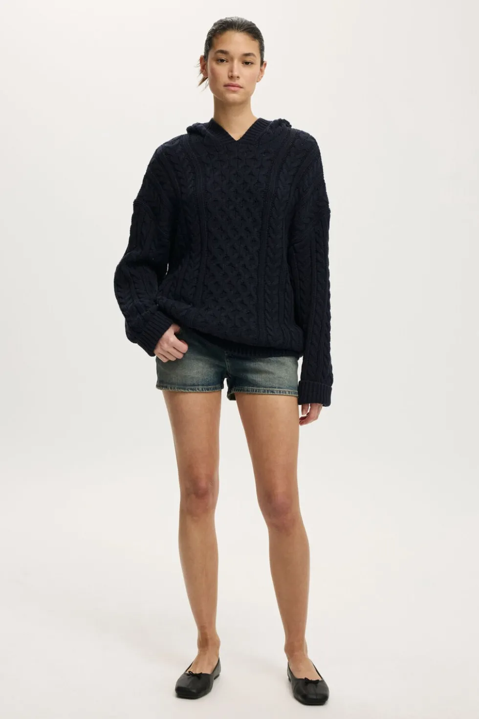 Oversized Cable Hoody