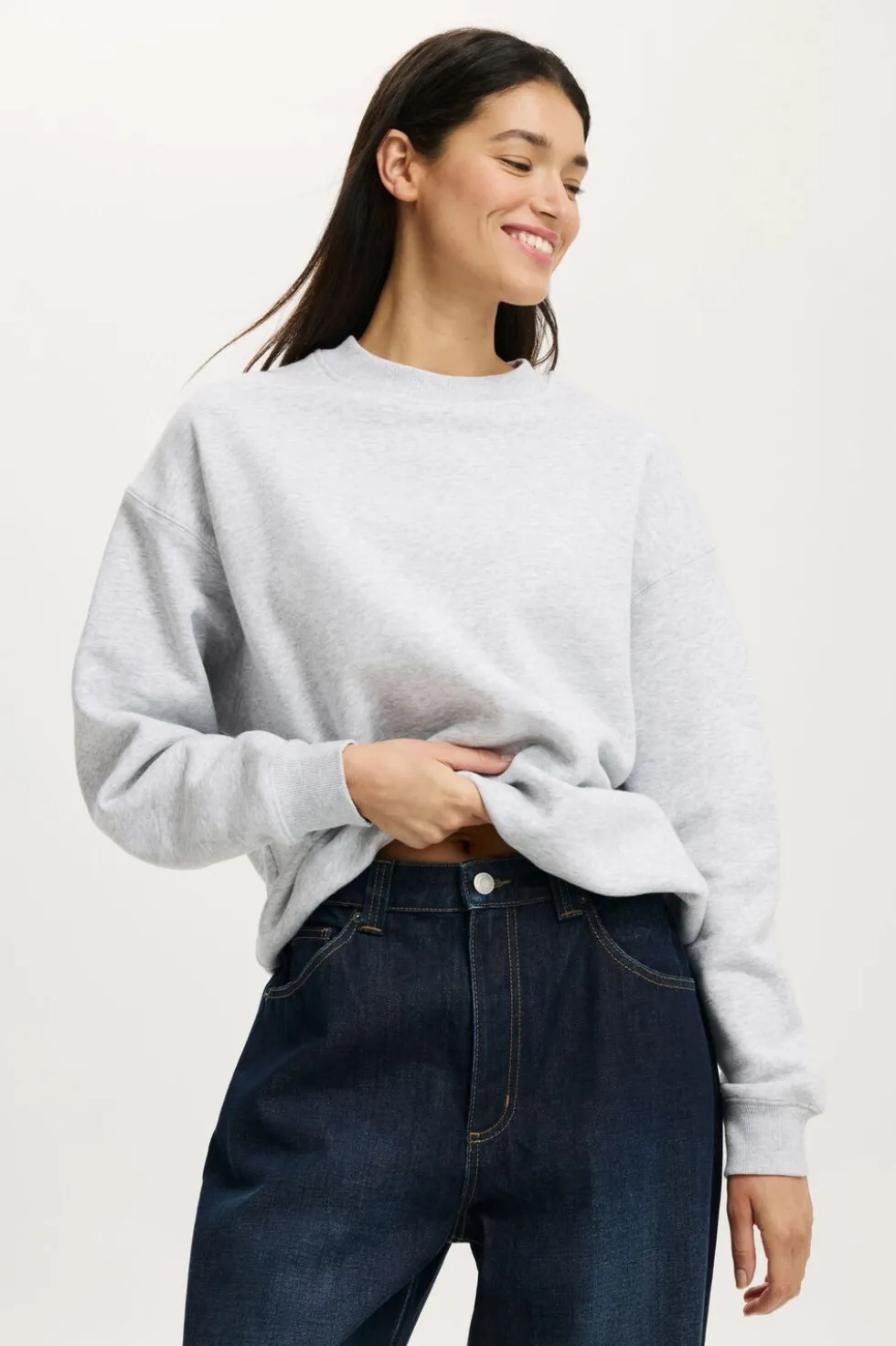 Oversized Fleece Sweatshirt