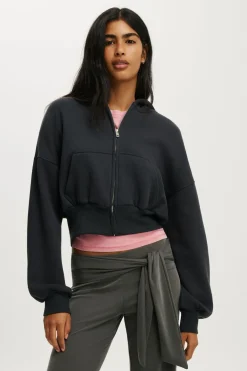 Oversized Zip Through Hoodie