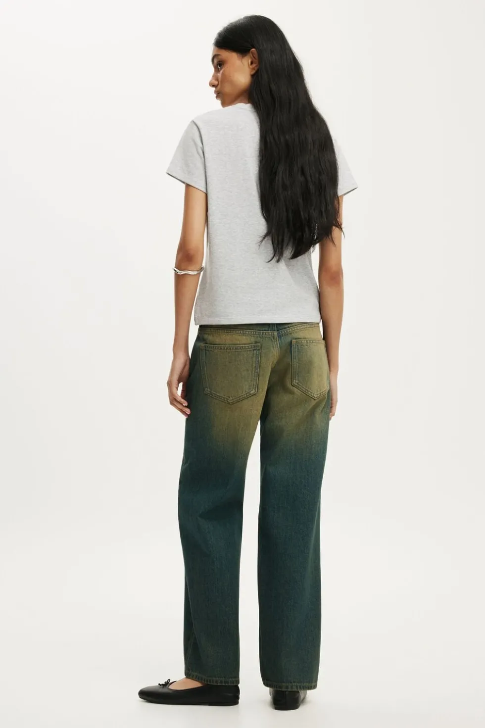 Petite Low Rise Straight Jean