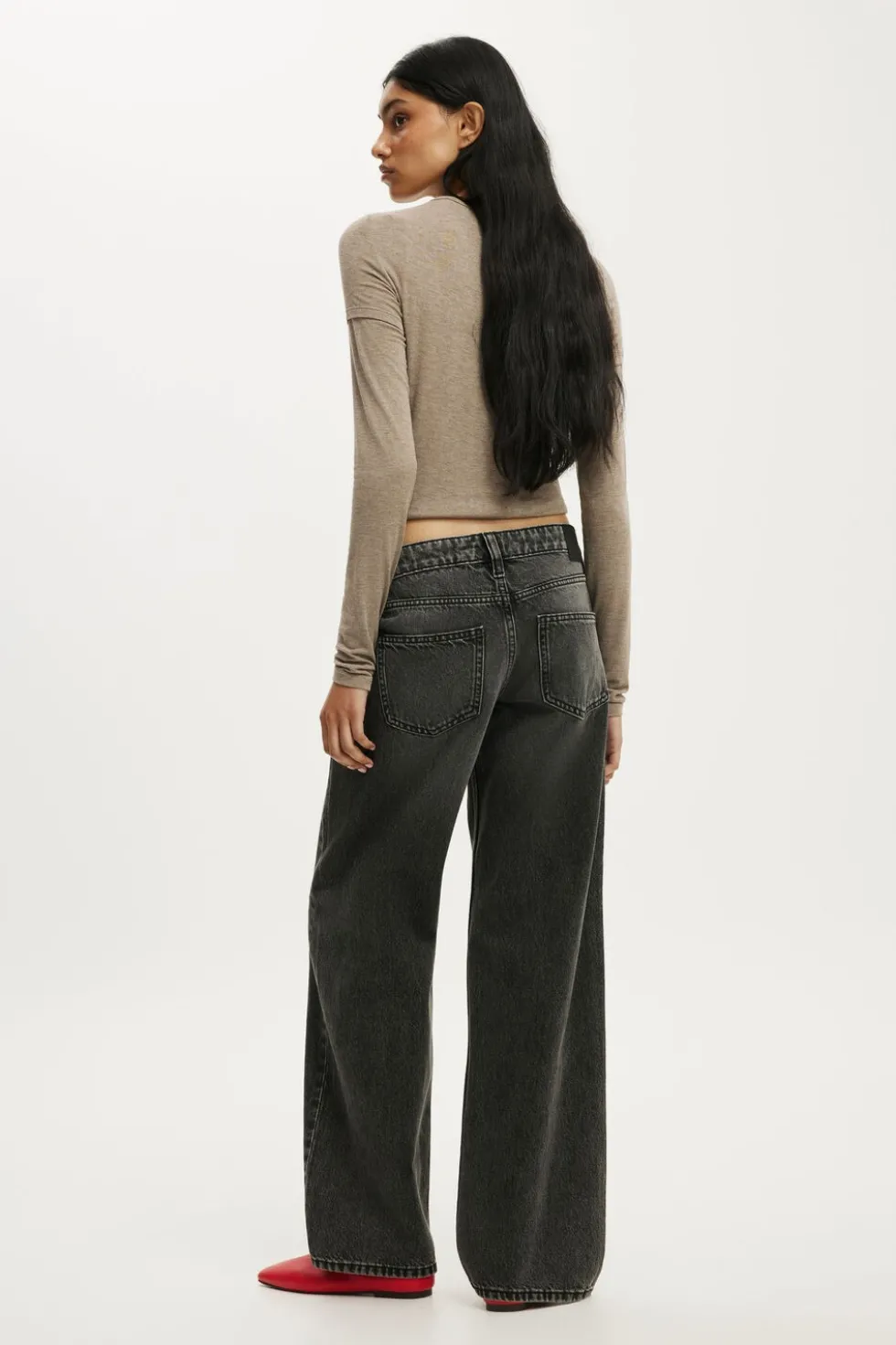 Petite Low Rise Straight Jean