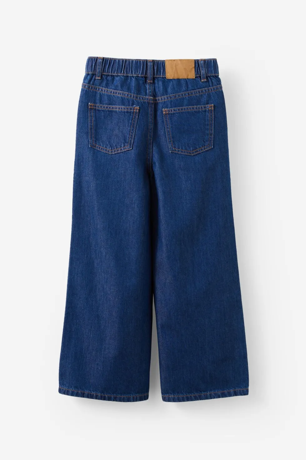 Pleat Front Relaxed Denim Jean