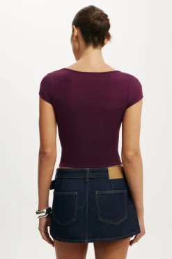 Pleated Micro Wrap Skirt