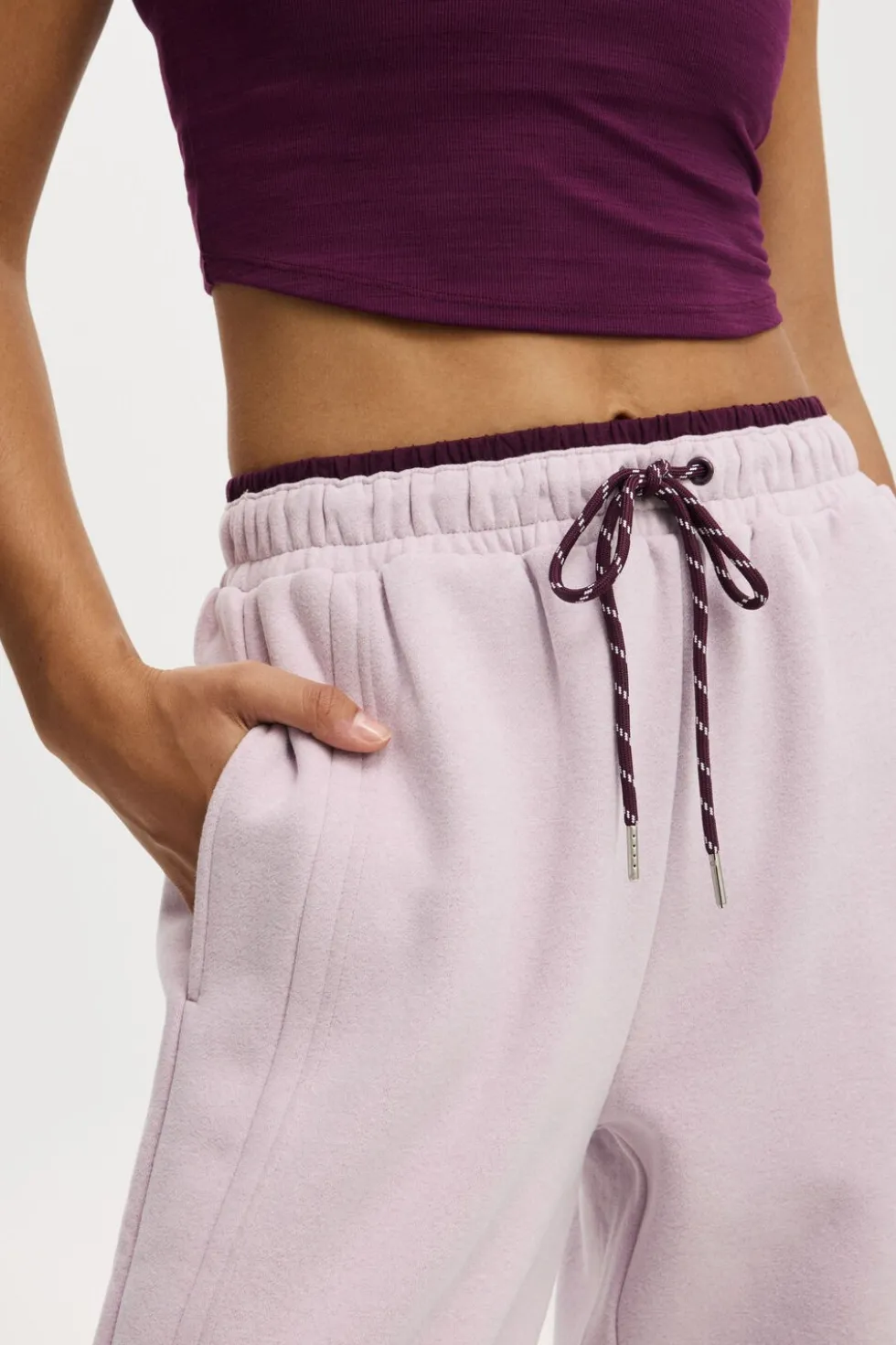 Plush Double Waistband Sweatpant