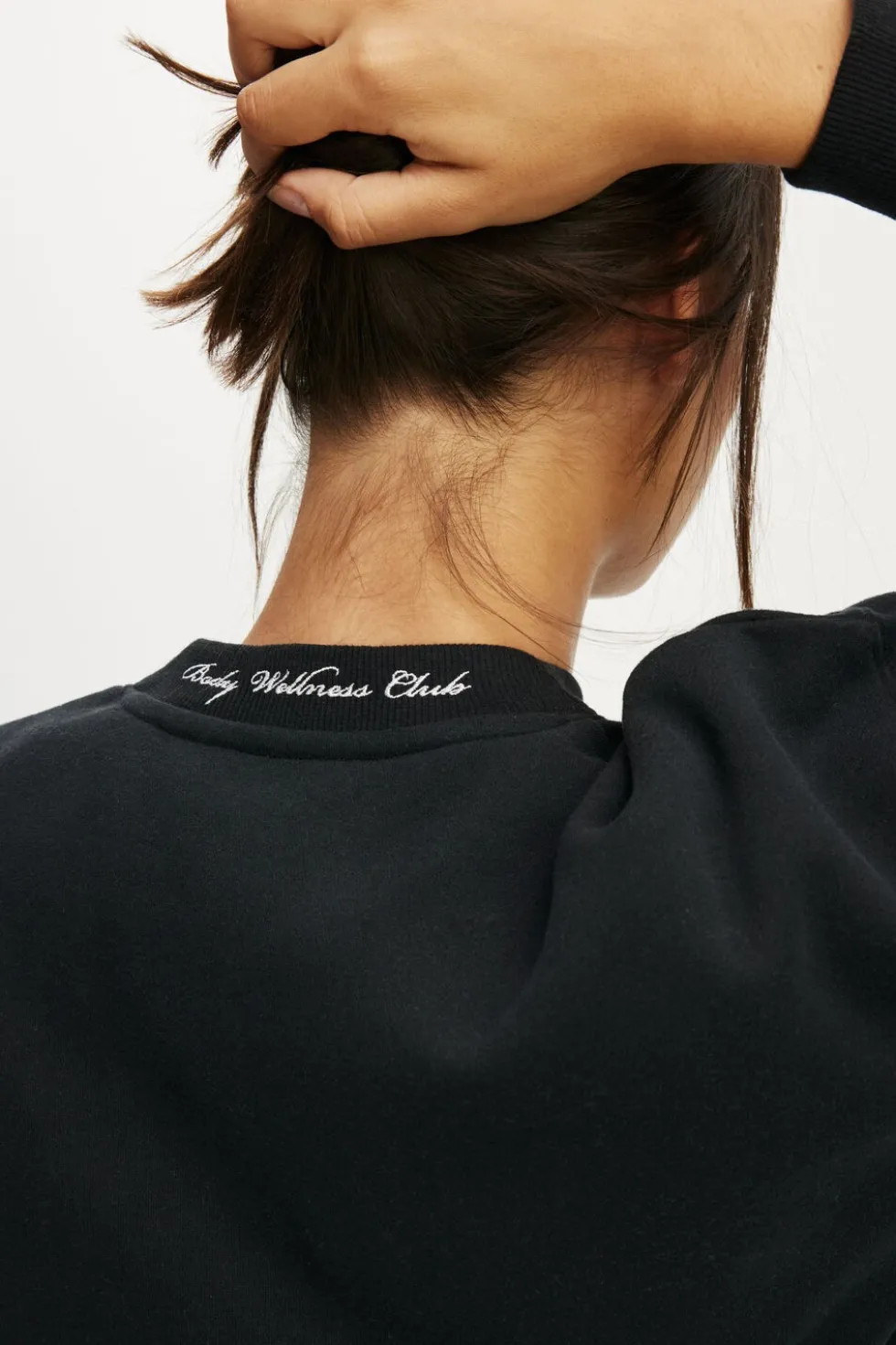 Plush Graphic Crew Sweatshirt