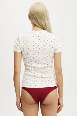 Pointelle Sleep Tee