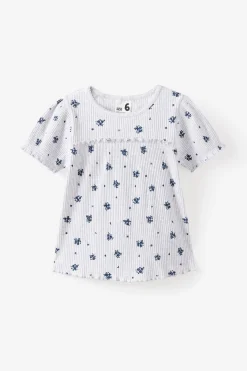Posie Short Sleeve Babydoll Top
