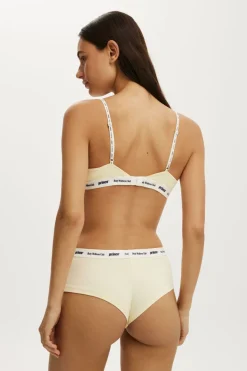 Prince Branded Cotton Crossover Bralette
