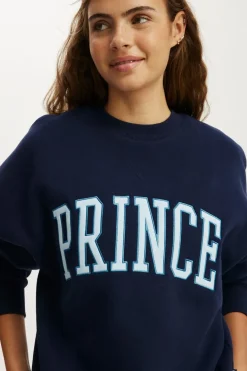 Prince Plush Drop Shoulder Sweatshirt
