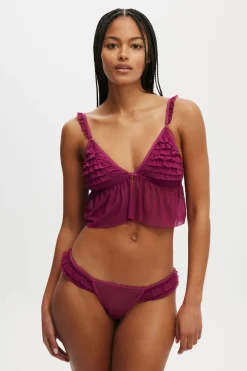 Rara Ruffle Longline Bralette
