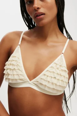 Rara Ruffle Triangle Bralette