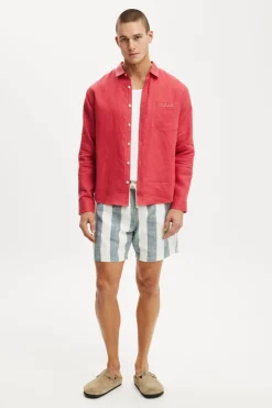 Relaxed Linen Long Sleeve Shirt