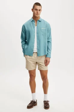 Relaxed Linen Long Sleeve Shirt