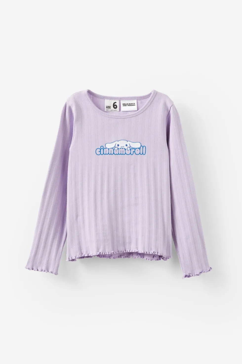 Sanrio Cinnamoroll Pointelle Crew Tee