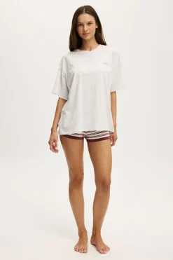 Sanrio Hello Kitty Oversized V Neck Sleep Tee