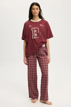Sanrio Hello Kitty Oversized V Neck Sleep Tee