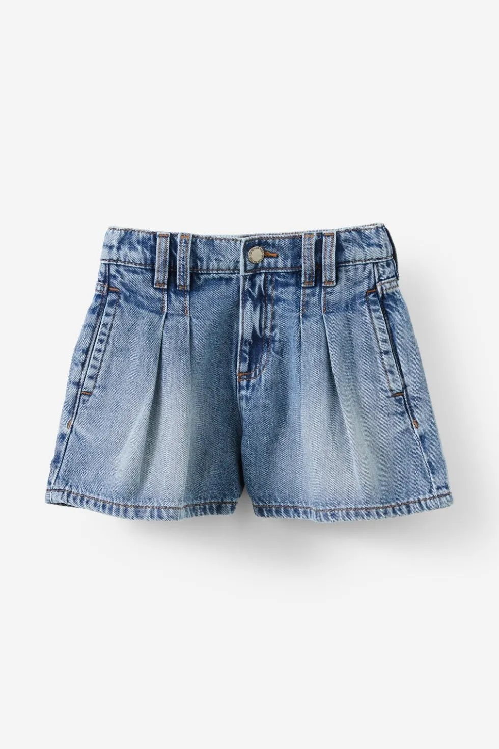 Sarai Pleat Front Denim Short