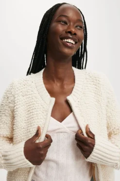 Shaggy Crew Texture Cardigan