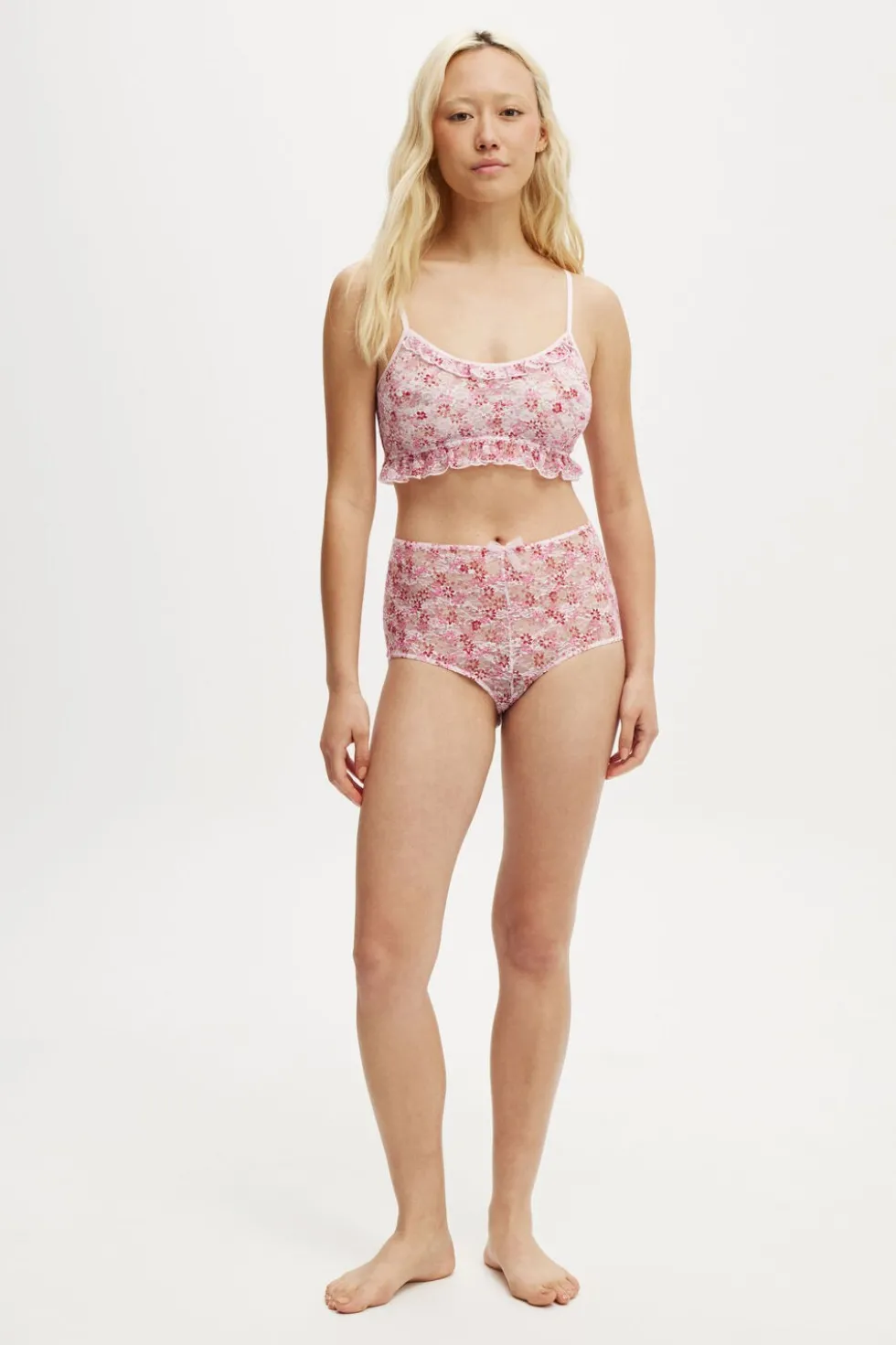 Stretch Lace Scoop Bralette