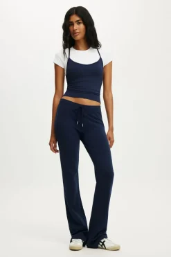 Stretch Modal Fleece Bootleg Sweatpant