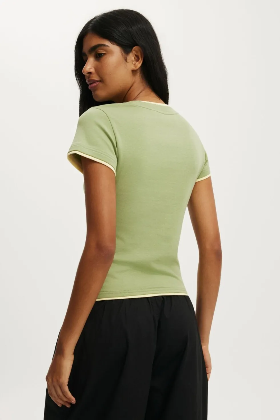 The Double Layer Tiny Graphic Tee
